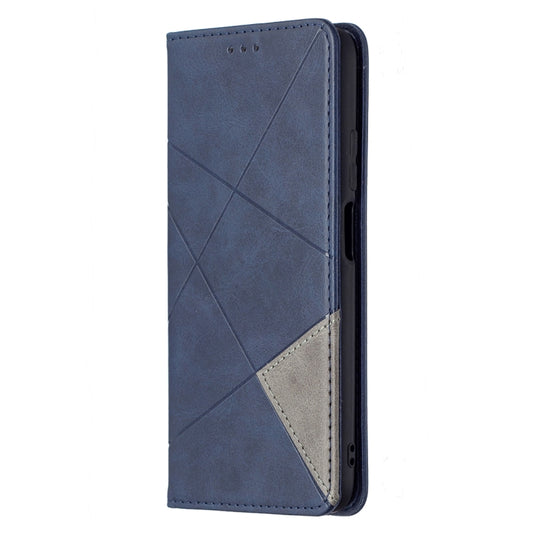 For Xiaomi Poco M3 Prismatic Invisible Magnetic Horizontal Flip Leather Case with Holder & Card Slots & Photo Frame(Blue) - Xiaomi Cases by buy2fix | Online Shopping UK | buy2fix