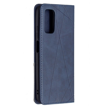 For Xiaomi Poco M3 Prismatic Invisible Magnetic Horizontal Flip Leather Case with Holder & Card Slots & Photo Frame(Blue) - Xiaomi Cases by buy2fix | Online Shopping UK | buy2fix