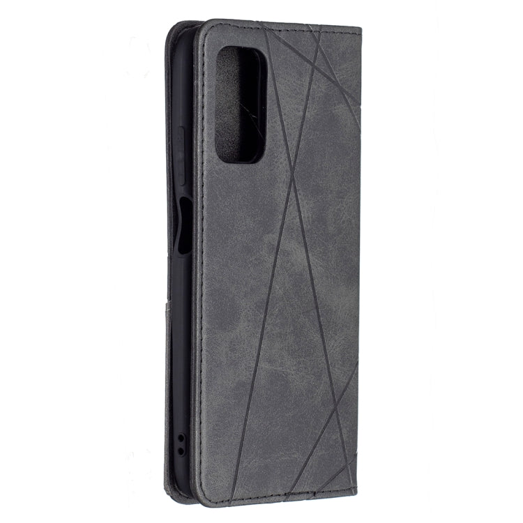 For Xiaomi Poco M3 Prismatic Invisible Magnetic Horizontal Flip Leather Case with Holder & Card Slots & Photo Frame(Black) - Xiaomi Cases by buy2fix | Online Shopping UK | buy2fix
