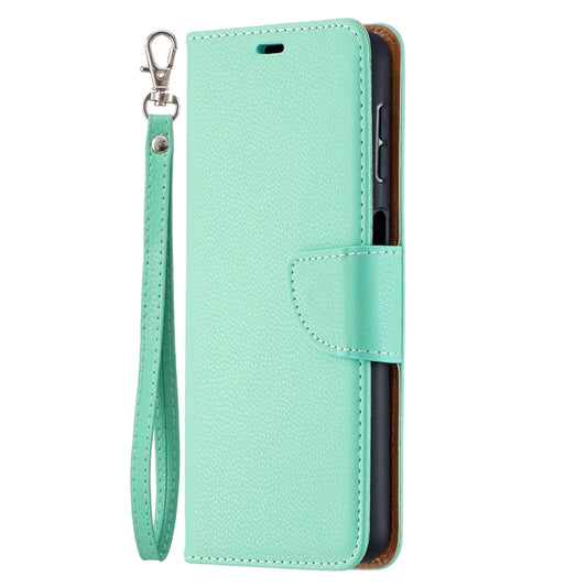 For Samsung Galaxy A32 5G Litchi Texture Pure Color Horizontal Flip PU Leather Case with Holder & Card Slots & Wallet & Lanyard(Green) by buy2fix
