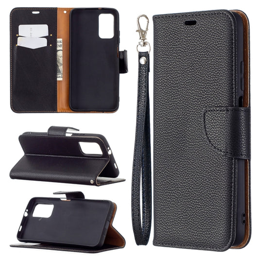 For Xiaomi Poco M3 Litchi Texture Pure Color Horizontal Flip PU Leather Case with Holder & Card Slots & Wallet & Lanyard(Black) - Xiaomi Cases by buy2fix | Online Shopping UK | buy2fix