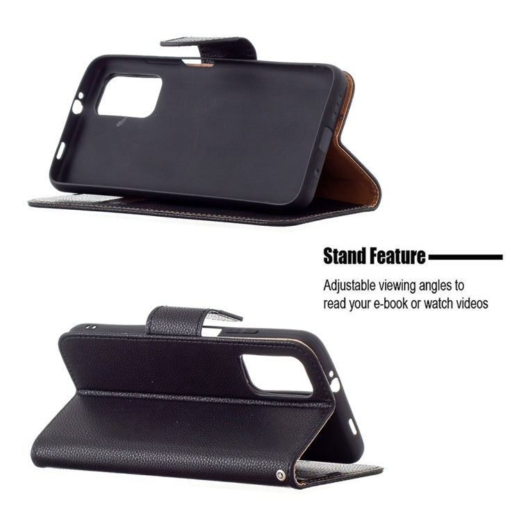 For Xiaomi Poco M3 Litchi Texture Pure Color Horizontal Flip PU Leather Case with Holder & Card Slots & Wallet & Lanyard(Black) - Xiaomi Cases by buy2fix | Online Shopping UK | buy2fix