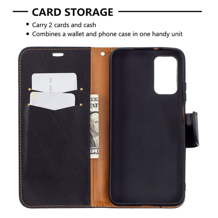 For Xiaomi Poco M3 Litchi Texture Pure Color Horizontal Flip PU Leather Case with Holder & Card Slots & Wallet & Lanyard(Black) - Xiaomi Cases by buy2fix | Online Shopping UK | buy2fix