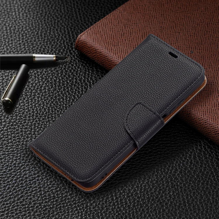 For Xiaomi Poco M3 Litchi Texture Pure Color Horizontal Flip PU Leather Case with Holder & Card Slots & Wallet & Lanyard(Black) - Xiaomi Cases by buy2fix | Online Shopping UK | buy2fix