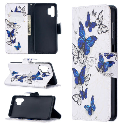 For Samsung Galaxy A32 5G Colored Drawing Pattern Horizontal Flip Leather Case with Holder & Card Slots & Wallet(Butterfly Swarm) by buy2fix