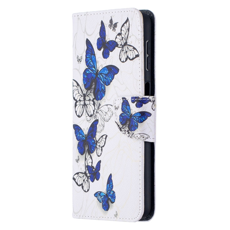 For Samsung Galaxy A32 5G Colored Drawing Pattern Horizontal Flip Leather Case with Holder & Card Slots & Wallet(Butterfly Swarm) by buy2fix