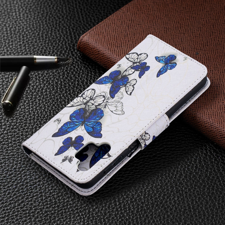 For Samsung Galaxy A32 5G Colored Drawing Pattern Horizontal Flip Leather Case with Holder & Card Slots & Wallet(Butterfly Swarm) by buy2fix