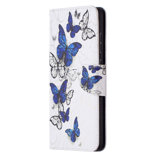 For Samsung Galaxy A72 5G / 4G Colored Drawing Pattern Horizontal Flip Leather Case with Holder & Card Slots & Wallet(Butterfly Swarm) by buy2fix
