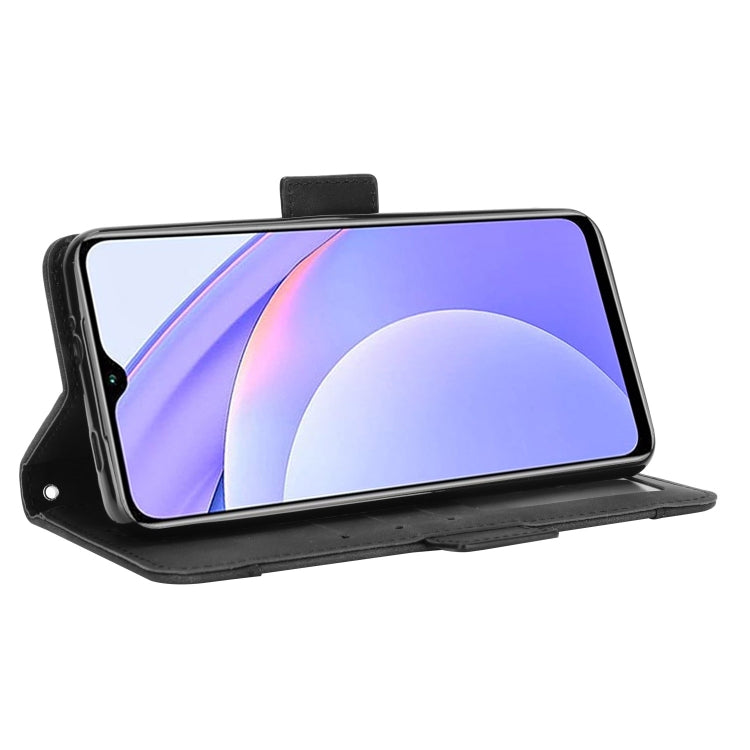 For Xiaomi Redmi 9T & Note 9 4G Skin Feel Calf Pattern Horizontal Flip Leather Case with Holder & Card Slots & Photo Frame(Black) - Xiaomi Cases by buy2fix | Online Shopping UK | buy2fix