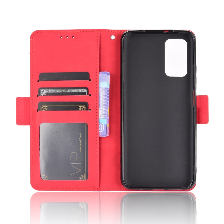 For Xiaomi Redmi 9T & Note 9 4G Skin Feel Calf Pattern Horizontal Flip Leather Case with Holder & Card Slots & Photo Frame(Red) - Xiaomi Cases by buy2fix | Online Shopping UK | buy2fix