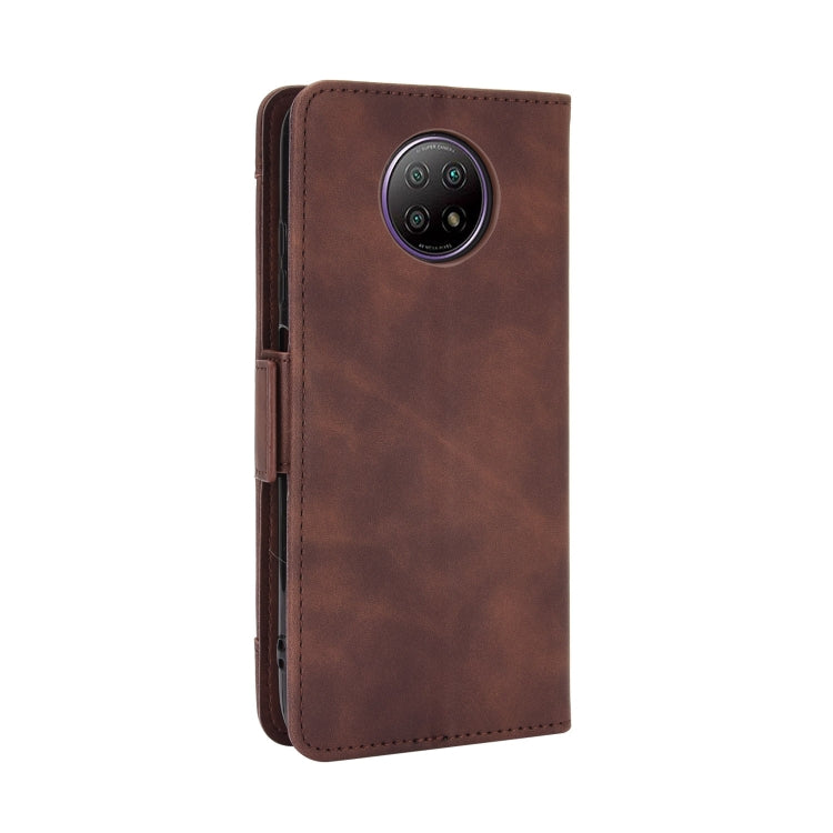 For Xiaomi Redmi Note 9T 5G Skin Feel Calf Pattern Horizontal Flip Leather Case with Holder & Card Slots & Photo Frame(Brown) - Xiaomi Cases by buy2fix | Online Shopping UK | buy2fix