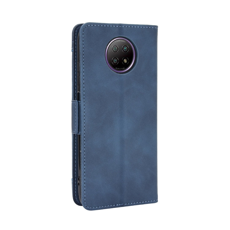 For Xiaomi Redmi Note 9T 5G Skin Feel Calf Pattern Horizontal Flip Leather Case with Holder & Card Slots & Photo Frame(Blue) - Xiaomi Cases by buy2fix | Online Shopping UK | buy2fix