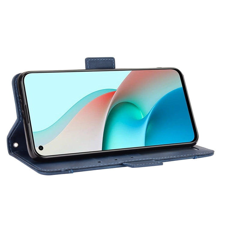 For Xiaomi Redmi Note 9T 5G Skin Feel Calf Pattern Horizontal Flip Leather Case with Holder & Card Slots & Photo Frame(Blue) - Xiaomi Cases by buy2fix | Online Shopping UK | buy2fix