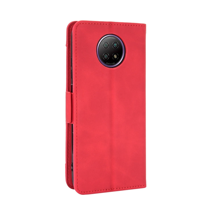 For Xiaomi Redmi Note 9T 5G Skin Feel Calf Pattern Horizontal Flip Leather Case with Holder & Card Slots & Photo Frame(Red) - Xiaomi Cases by buy2fix | Online Shopping UK | buy2fix