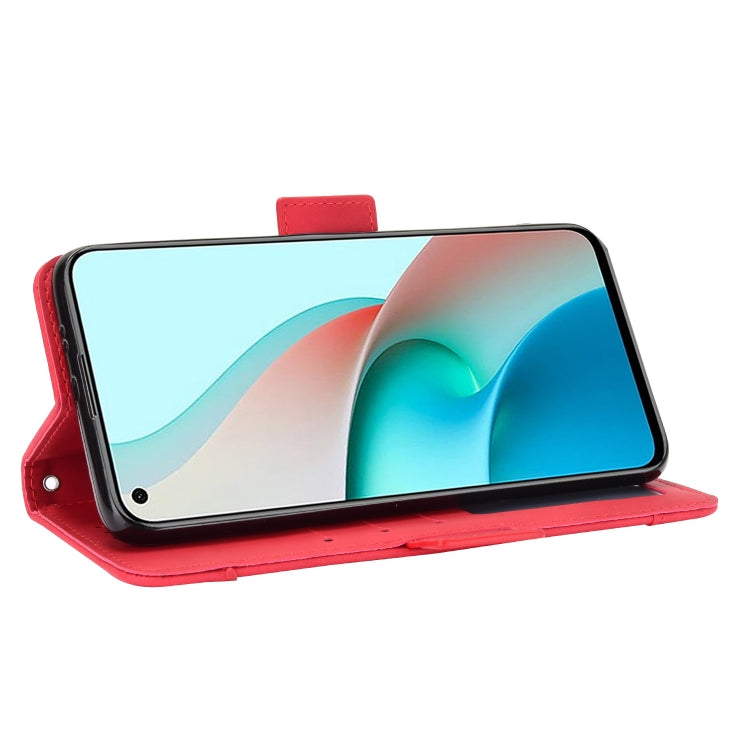 For Xiaomi Redmi Note 9T 5G Skin Feel Calf Pattern Horizontal Flip Leather Case with Holder & Card Slots & Photo Frame(Red) - Xiaomi Cases by buy2fix | Online Shopping UK | buy2fix