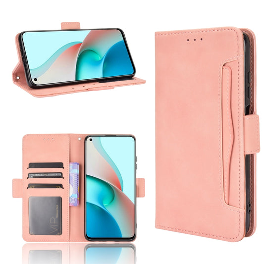 For Xiaomi Redmi Note 9T 5G Skin Feel Calf Pattern Horizontal Flip Leather Case with Holder & Card Slots & Photo Frame(Pink) - Xiaomi Cases by buy2fix | Online Shopping UK | buy2fix