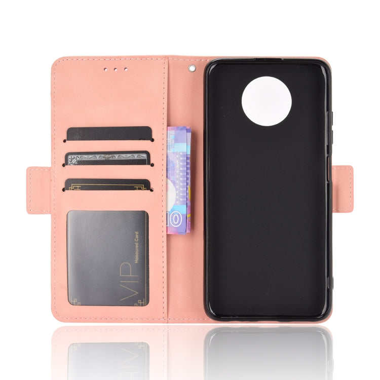 For Xiaomi Redmi Note 9T 5G Skin Feel Calf Pattern Horizontal Flip Leather Case with Holder & Card Slots & Photo Frame(Pink) - Xiaomi Cases by buy2fix | Online Shopping UK | buy2fix