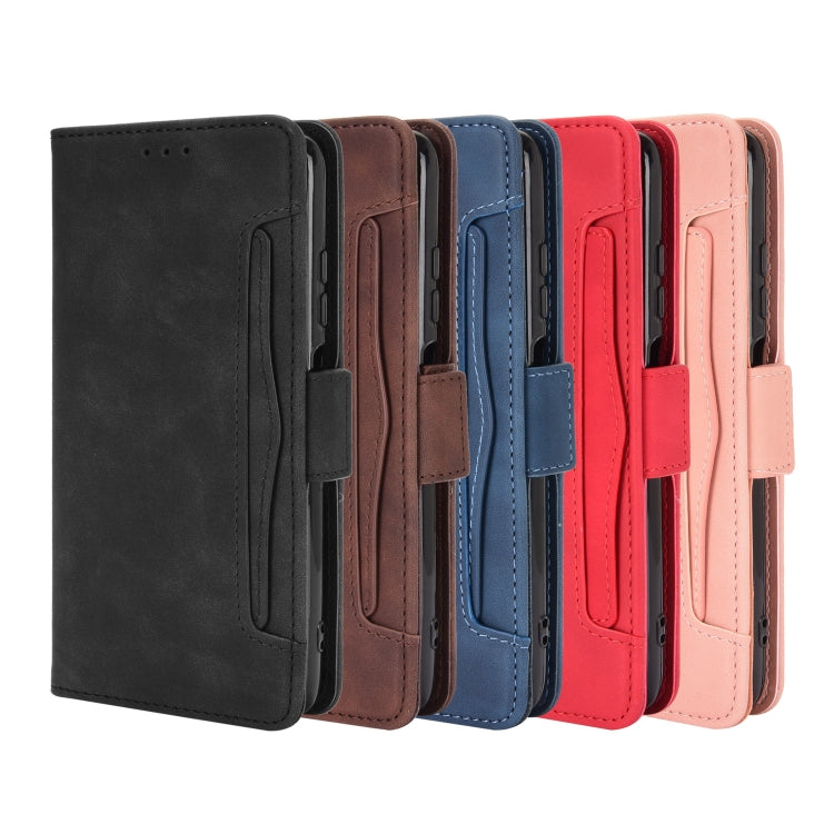 For Xiaomi Redmi Note 9T 5G Skin Feel Calf Pattern Horizontal Flip Leather Case with Holder & Card Slots & Photo Frame(Pink) - Xiaomi Cases by buy2fix | Online Shopping UK | buy2fix