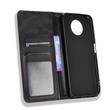 For Xiaomi Redmi Note 9T 5G / Note 9 5G Magnetic Buckle Retro Crazy Horse Texture Horizontal Flip Leather Case with Holder & Card Slots & Photo Frame(Black) - Xiaomi Cases by buy2fix | Online Shopping UK | buy2fix