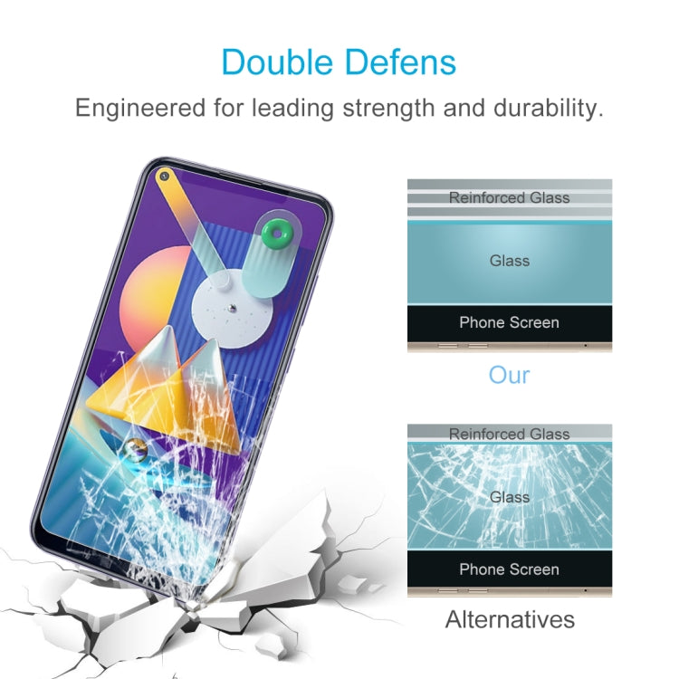 For Samsung Galaxy M11 & A11 0.26mm 9H 2.5D Tempered Glass Film - Galaxy Tempered Glass by DIYLooks | Online Shopping UK | buy2fix