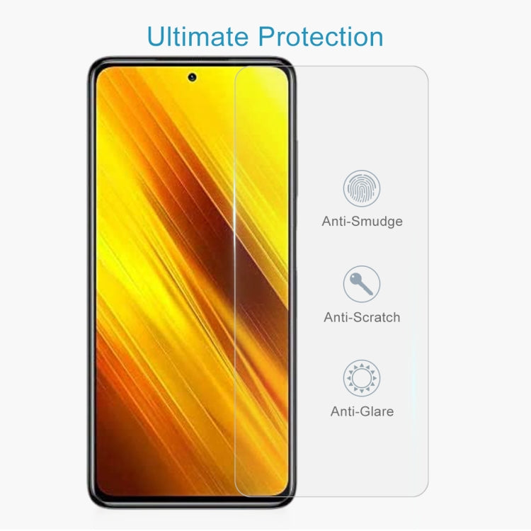 For Xiaomi Poco X3 50 PCS 0.26mm 9H 2.5D Tempered Glass Film -  by buy2fix | Online Shopping UK | buy2fix