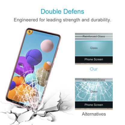 For Samsung Galaxy A21s 50pcs 0.26mm 9H 2.5D Tempered Glass Film by buy2fix