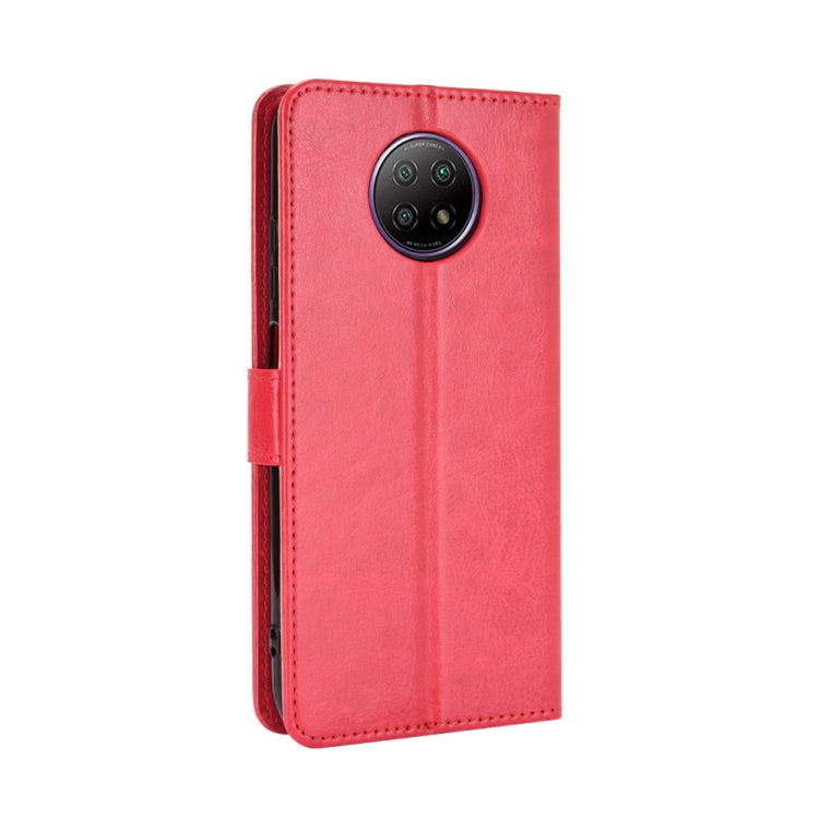For Xiaomi Redmi Note 9T 5G / Note 9 5G Retro Crazy Horse Texture Horizontal Flip Leather Case with Holder & Card Slots & Photo Frame(Red) - Xiaomi Cases by buy2fix | Online Shopping UK | buy2fix