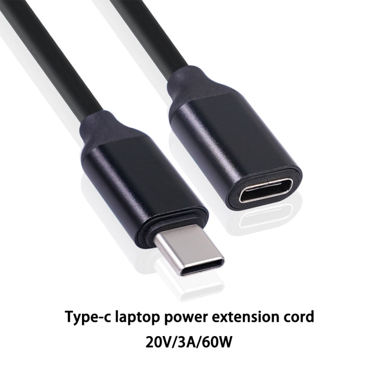 Type-C / USB-C Male to Female PD Power Extended Cable, Length:1.5m by buy2fix