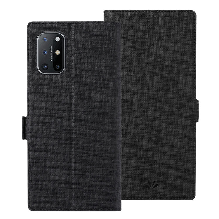 For OnePlus 8T ViLi K Series Shockproof TPU + PU Leather Magnetic Buckle Horizontal Flip Case with Card Slots & Wallet & Holder(Black) - OnePlus Cases by ViLi | Online Shopping UK | buy2fix