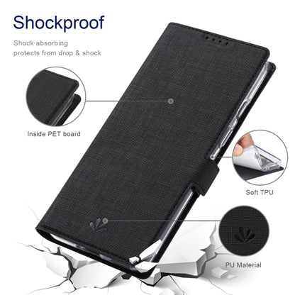 For OnePlus 8T ViLi K Series Shockproof TPU + PU Leather Magnetic Buckle Horizontal Flip Case with Card Slots & Wallet & Holder(Black) - OnePlus Cases by ViLi | Online Shopping UK | buy2fix