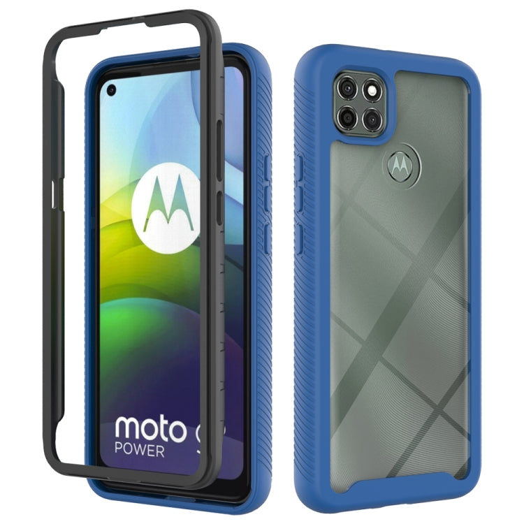 For Motorola Moto G9 Power Starry Sky Solid Color Series Shockproof PC + TPU Protective Case(Royal Blue) - Motorola Cases by buy2fix | Online Shopping UK | buy2fix