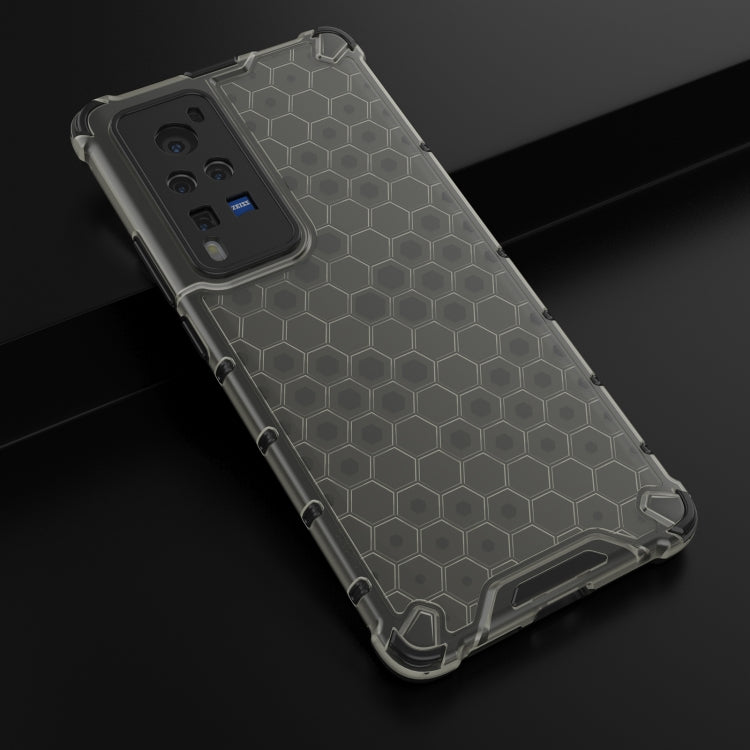 For vivo X60 Pro Shockproof Honeycomb PC + TPU Protective Case(Black) - vivo Cases by buy2fix | Online Shopping UK | buy2fix