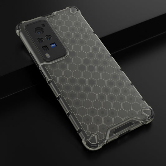 For vivo X60 Pro Shockproof Honeycomb PC + TPU Protective Case(Black) - vivo Cases by buy2fix | Online Shopping UK | buy2fix