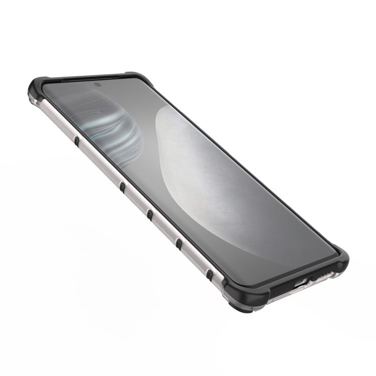 For vivo X60 Pro Shockproof Honeycomb PC + TPU Protective Case(Black) - vivo Cases by buy2fix | Online Shopping UK | buy2fix