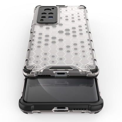 For vivo X60 Pro Shockproof Honeycomb PC + TPU Protective Case(Red) - vivo Cases by buy2fix | Online Shopping UK | buy2fix