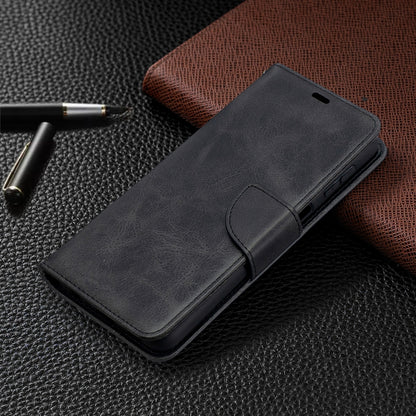 For Samsung Galaxy A32 5G Retro Lambskin Texture Pure Color Horizontal Flip PU Leather Case with Holder & Card Slots & Wallet & Lanyard(Black) by buy2fix