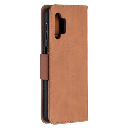 For Samsung Galaxy A32 5G Retro Lambskin Texture Pure Color Horizontal Flip PU Leather Case with Holder & Card Slots & Wallet & Lanyard(Brown) by buy2fix