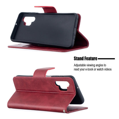 For Samsung Galaxy A32 5G Retro Lambskin Texture Pure Color Horizontal Flip PU Leather Case with Holder & Card Slots & Wallet & Lanyard(Red) by buy2fix