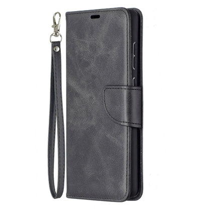For Samsung Galaxy A72 5G / 4G Retro Lambskin Texture Pure Color Horizontal Flip PU Leather Case with Holder & Card Slots & Wallet & Lanyard(Black) by buy2fix