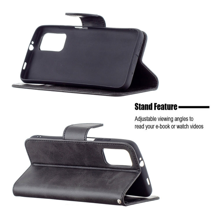 For Xiaomi Poco M3 Retro Lambskin Texture Pure Color Horizontal Flip PU Leather Case with Holder & Card Slots & Wallet & Lanyard(Black) - Xiaomi Cases by buy2fix | Online Shopping UK | buy2fix