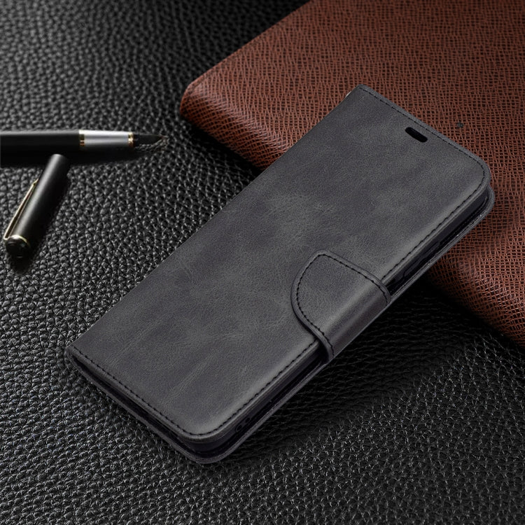 For Xiaomi Poco M3 Retro Lambskin Texture Pure Color Horizontal Flip PU Leather Case with Holder & Card Slots & Wallet & Lanyard(Black) - Xiaomi Cases by buy2fix | Online Shopping UK | buy2fix