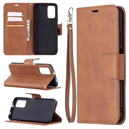 For Xiaomi Poco M3 Retro Lambskin Texture Pure Color Horizontal Flip PU Leather Case with Holder & Card Slots & Wallet & Lanyard(Brown) - Xiaomi Cases by buy2fix | Online Shopping UK | buy2fix