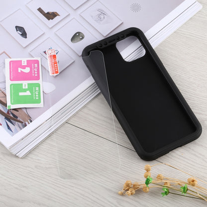 For iPhone 11 Shockproof PC Full Coverage Protective Case with Tempered Glass Film(Black) - iPhone 11 Cases by buy2fix | Online Shopping UK | buy2fix