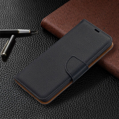 For Samsung Galaxy A52 5G / 4G Litchi Texture Pure Color Horizontal Flip PU Leather Case with Holder & Card Slots & Wallet & Lanyard(Black) by buy2fix