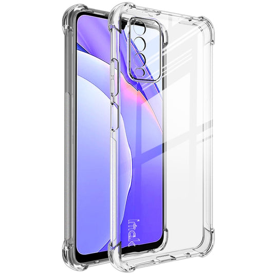 For Xiaomi Redmi Note 9 4G / 9 Power IMAK All-inclusive Shockproof Airbag TPU Case with Screen Protector(Transparent) - Xiaomi Cases by imak | Online Shopping UK | buy2fix