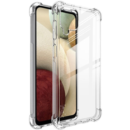 For Samsung Galaxy A12 5G IMAK All-inclusive Shockproof Airbag TPU Case with Screen Protector(Transparent) by imak