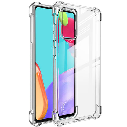 For Samsung Galaxy A72 5G / 4G IMAK All-inclusive Shockproof Airbag TPU Case with Screen Protector(Transparent) by imak