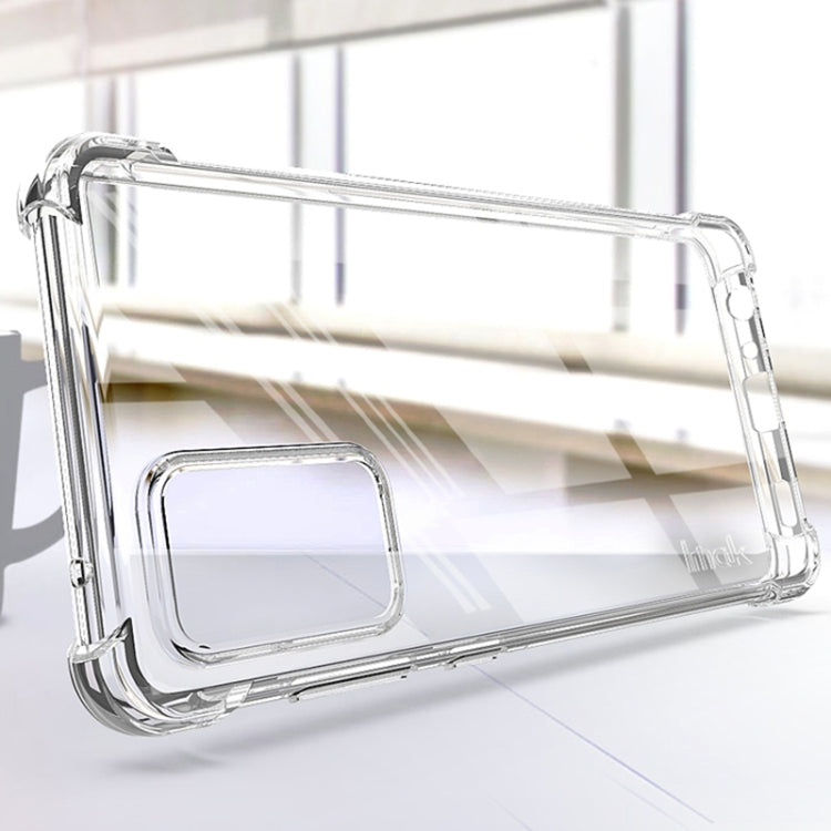 For Samsung Galaxy A72 5G / 4G IMAK All-inclusive Shockproof Airbag TPU Case with Screen Protector(Transparent) by imak