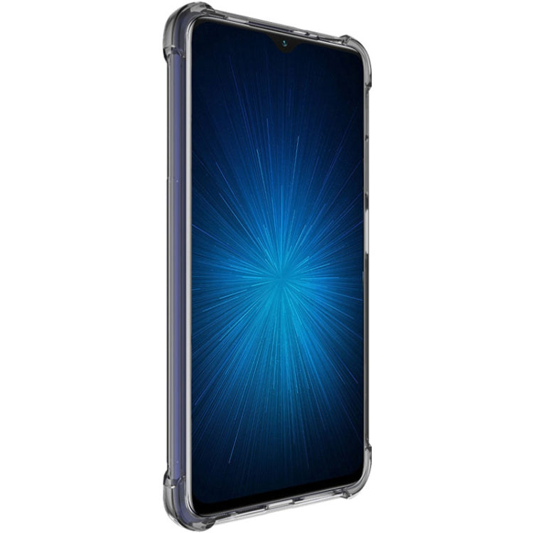 For Xiaomi Poco M3 IMAK All-inclusive Shockproof Airbag TPU Case with Screen Protector(Transparent Black) - Xiaomi Cases by imak | Online Shopping UK | buy2fix
