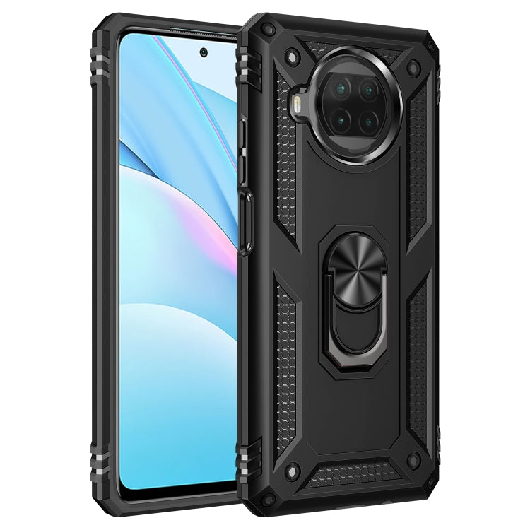 For Xiaomi Mi 10T Lite 5G Shockproof TPU + PC Protective Case with 360 Degree Rotating Holder(Black) - Xiaomi Cases by buy2fix | Online Shopping UK | buy2fix